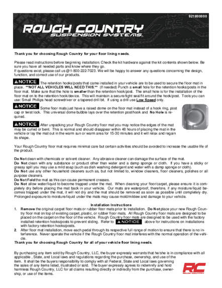 Installation Manual